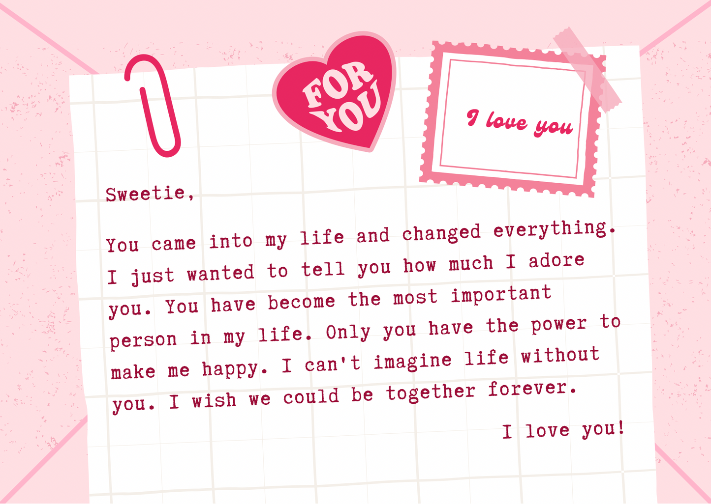 Thank you card