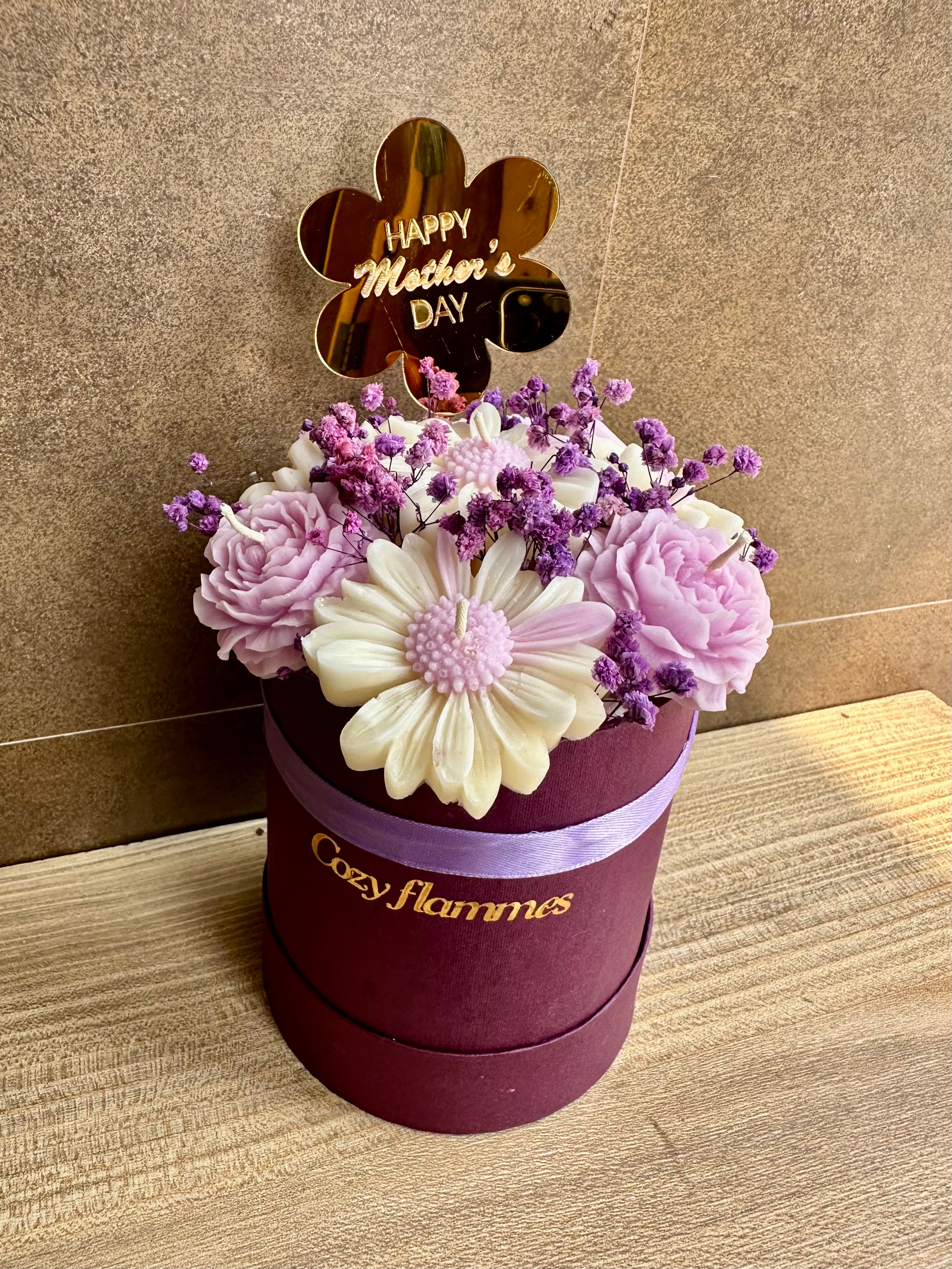 Mothers day candle bouquet