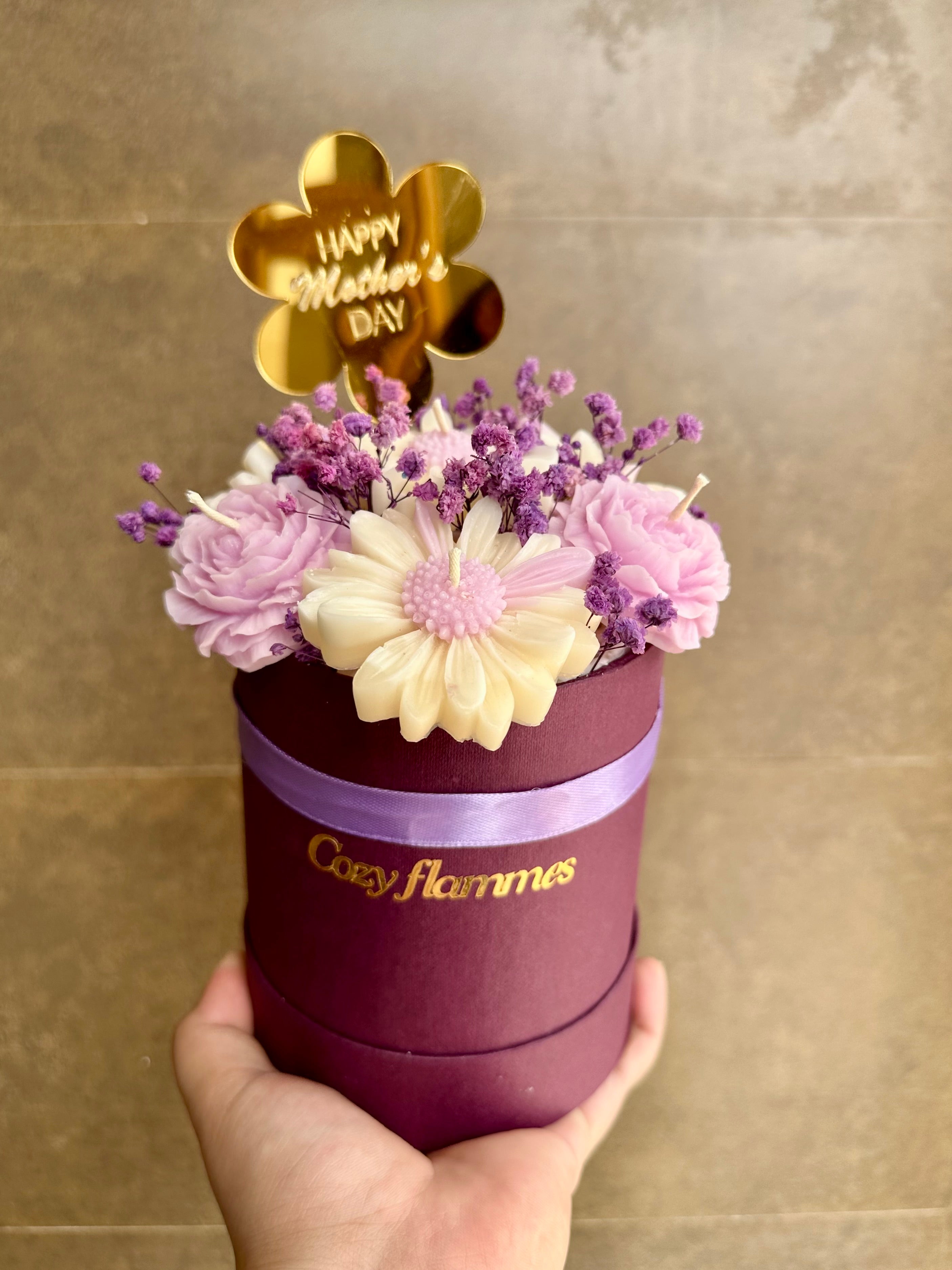 Mothers day candle bouquet