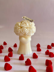 Blooming Heart Bouquet Candle
