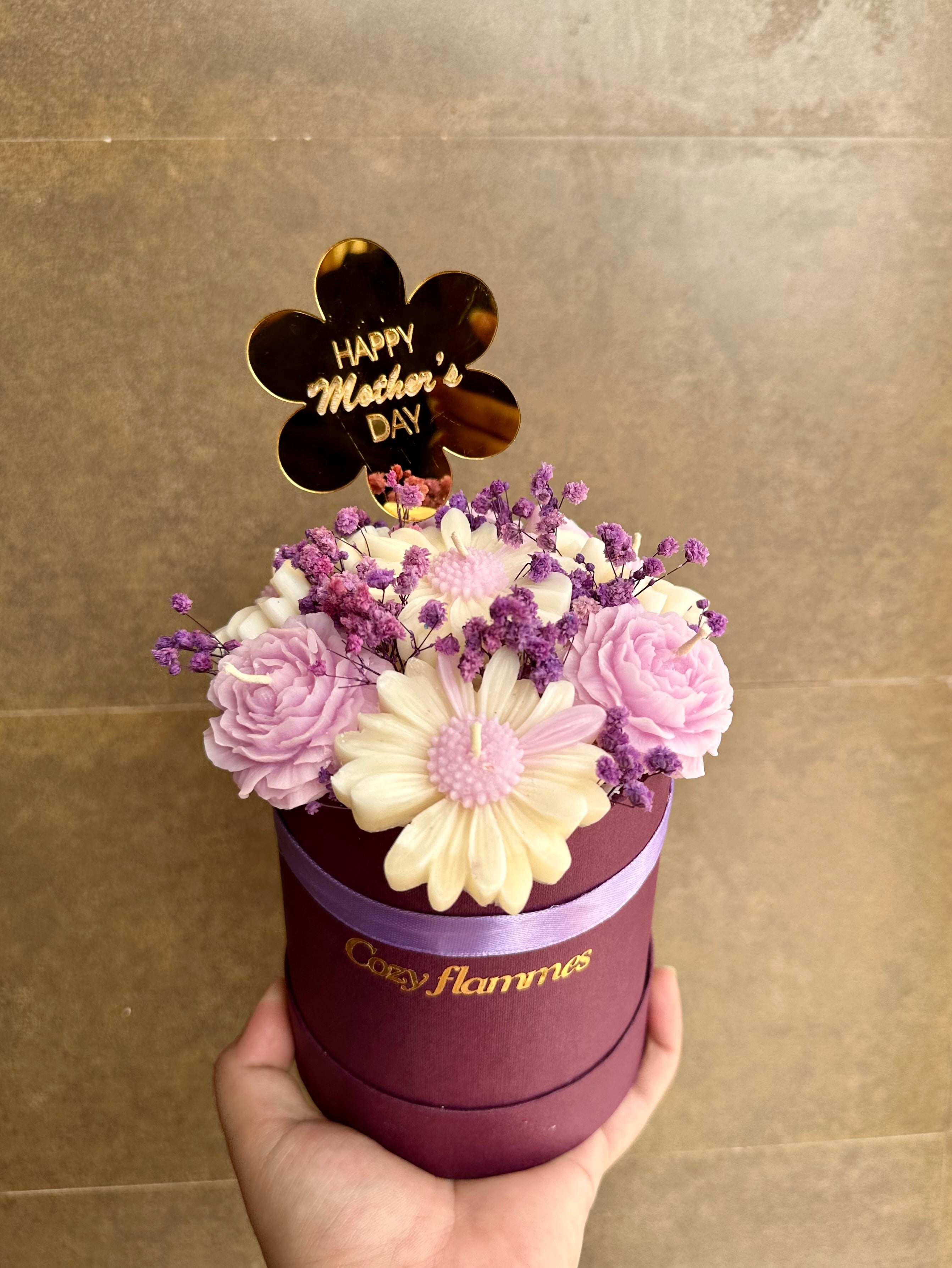 Mothers day candle bouquet