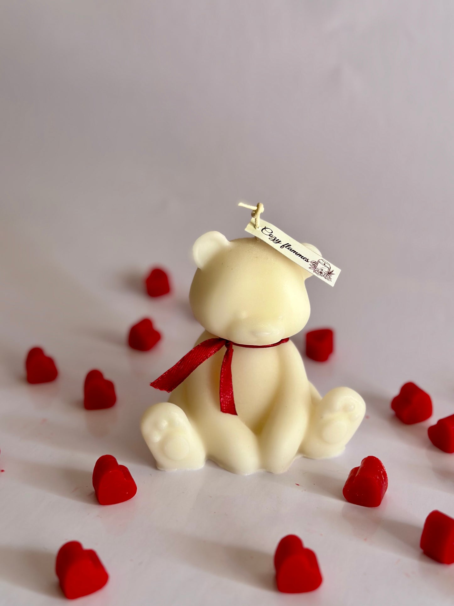 Adorable Teddy Bear Candle