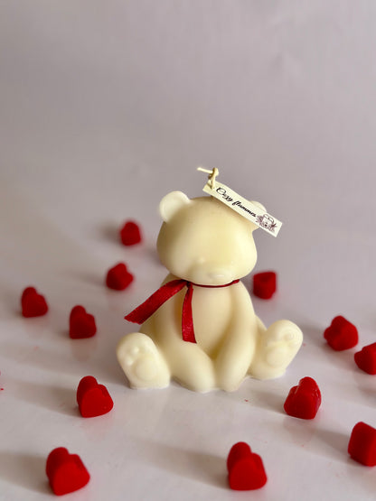 Adorable Teddy Bear Candle